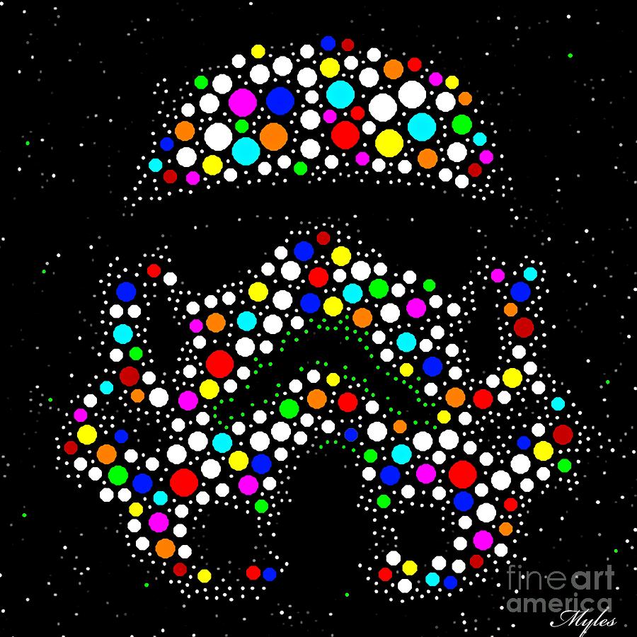 Star Wars Stormtrooper Painting by Saundra Myles