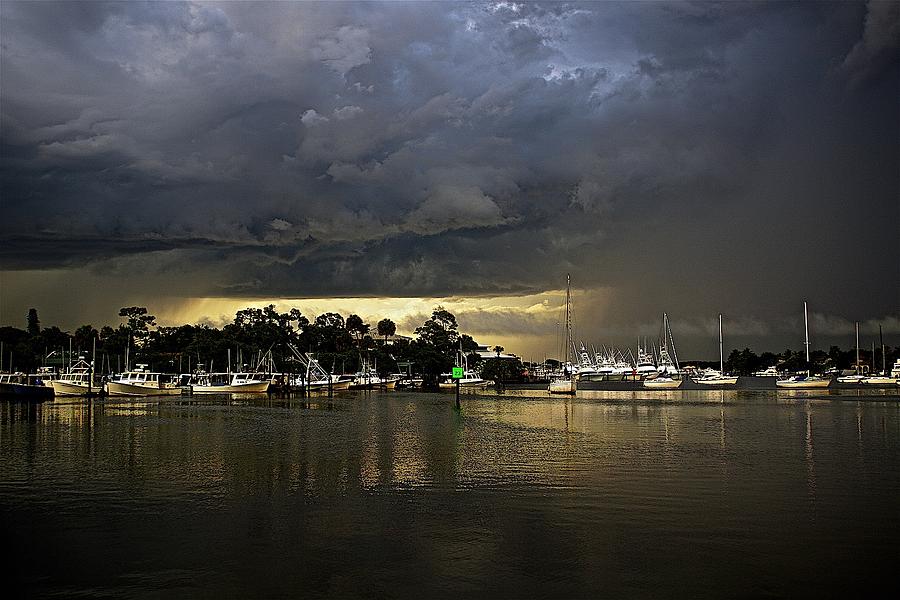 Stormy Marina Photograph by Colleen Fox - Fine Art America