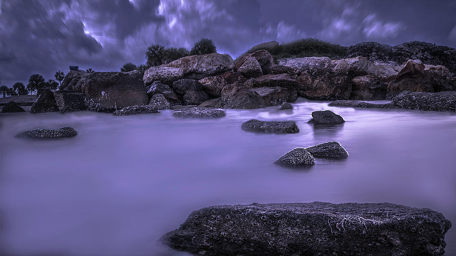 Landscape Photograph - Stormy Night by Todd Rogers Landscape Photograph - Stormy Night by Todd Rogers