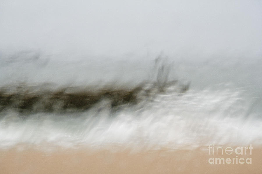 Beach Photograph - Stormy seas  #1 by Vladi Alon