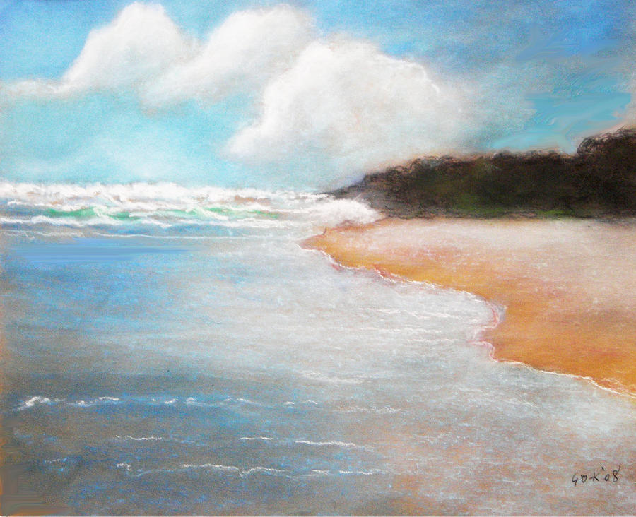 Stradbroke Island #1 Pastel by Gloria Dietz-Kiebron