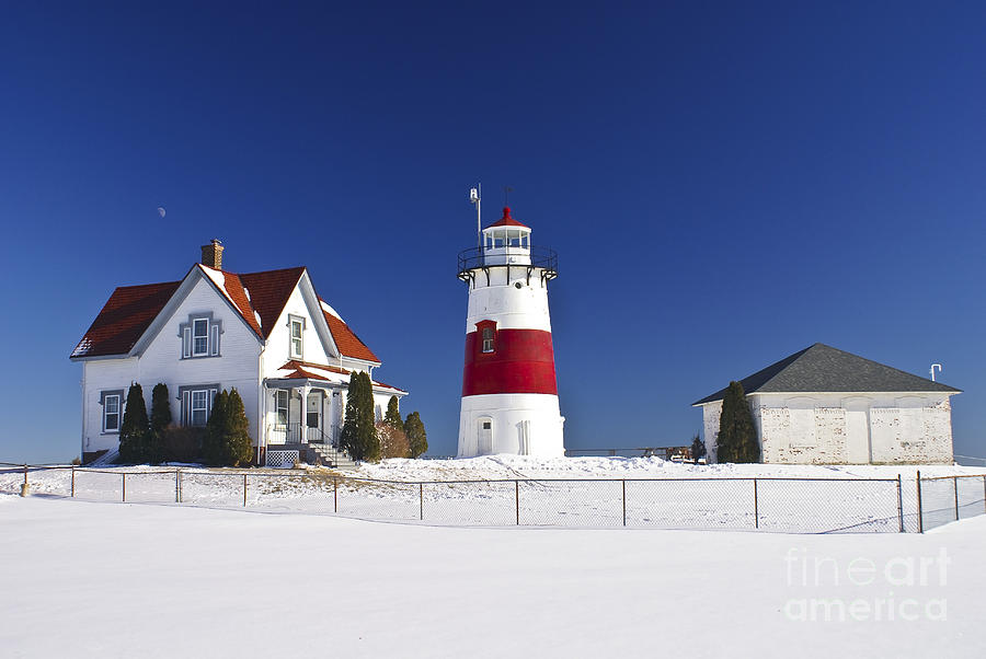 Stratford Point Light. Stratford, Connecticut. #1 Photograph by New England Photography