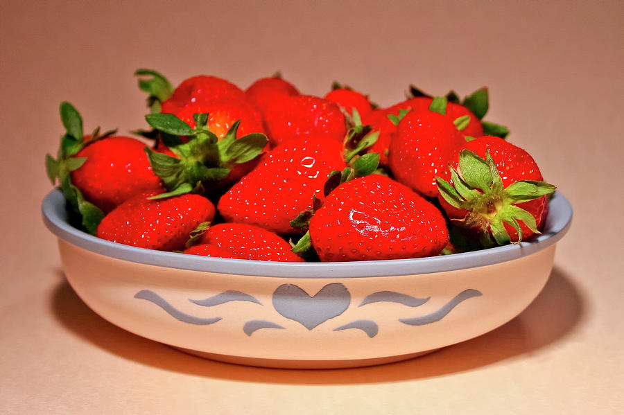 Strawberries #1 Photograph by Albert Seger