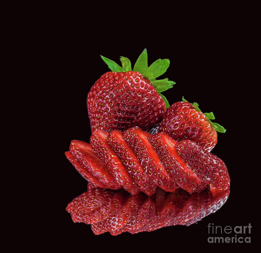 Strawberries #1 Photograph by Shirley Mangini