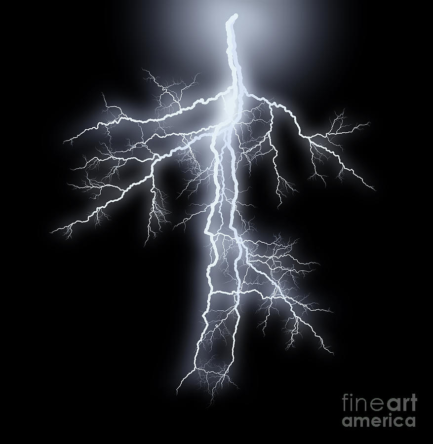 Streak Lightnings - Storm #1 Digital Art by Michal Boubin