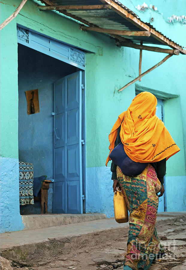 Street In Harar Ethiopia  #1 Photograph by JM Travel Photography