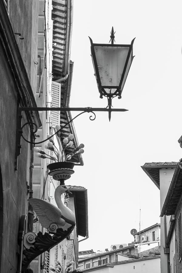 Street Lamp in Siena Italy  #1 Photograph by John McGraw