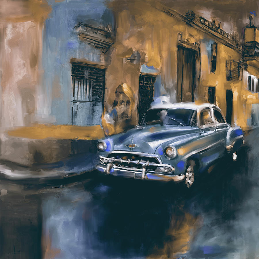 City Painting - Street Symphonies III 460 2 #1 by Mawra Tahreem