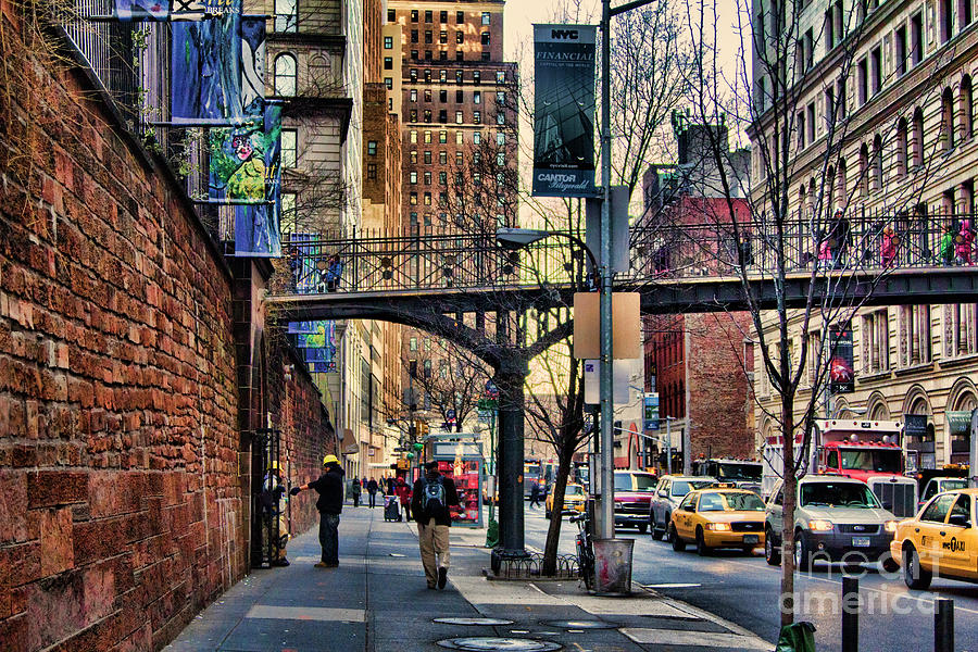 Streets of NYC Color  #1 Photograph by Chuck Kuhn