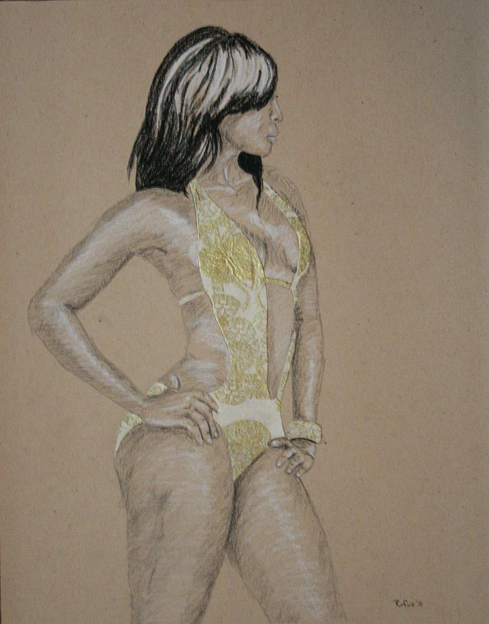 Strike a Pose #1 Drawing by Edmund Royster