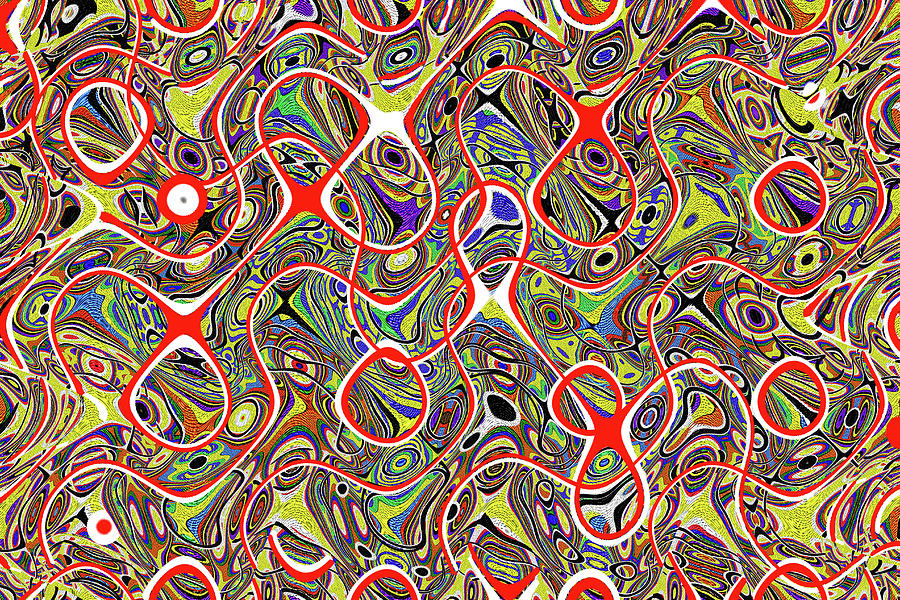 String Theory #1 Digital Art by Tom Janca