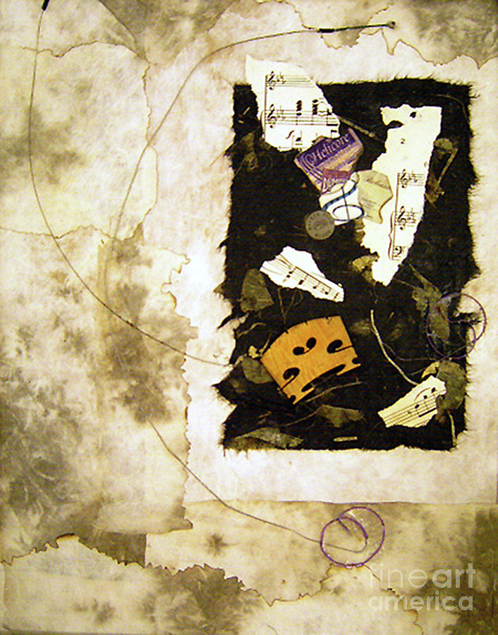 Strings #1 Mixed Media by Sandy McIntire