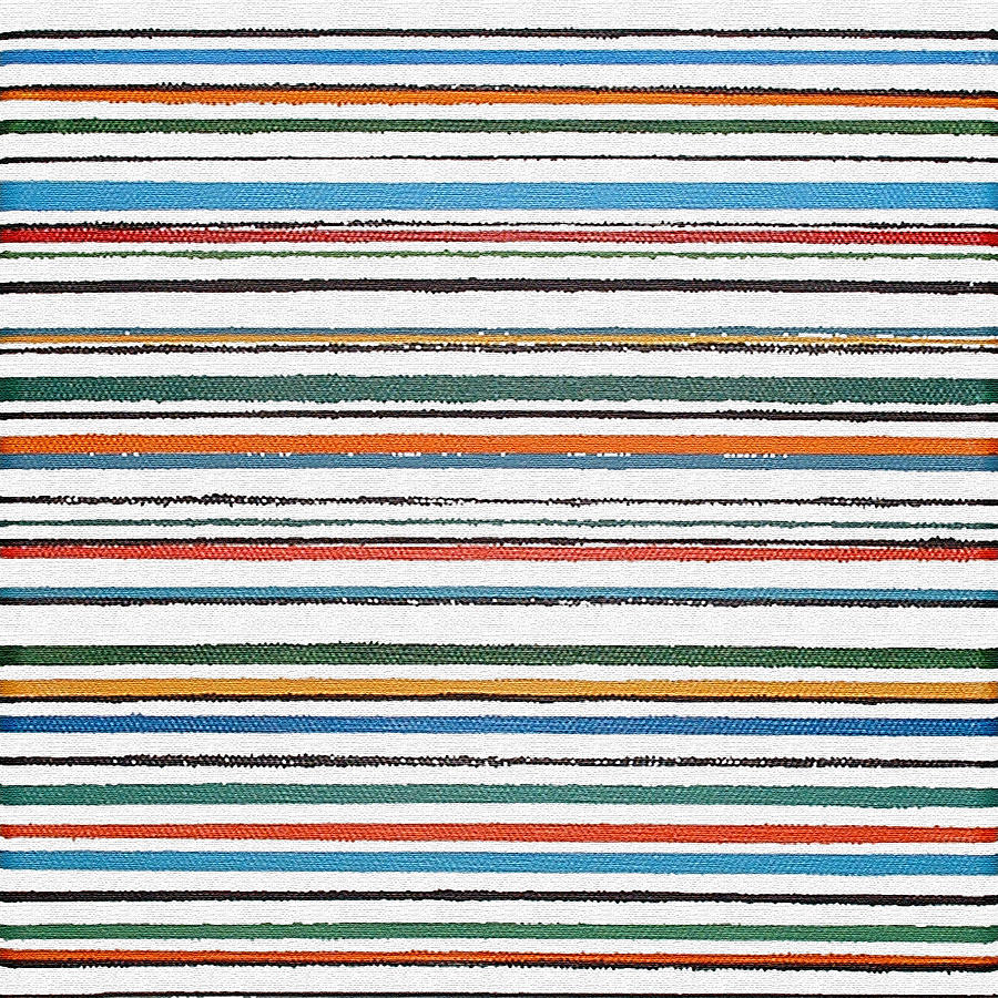 Stripes H #1 Painting by Stan  Magnan
