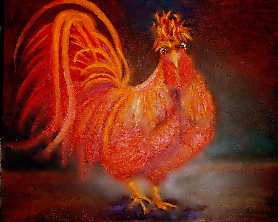 Strutting #1 Painting by Marie Hamby