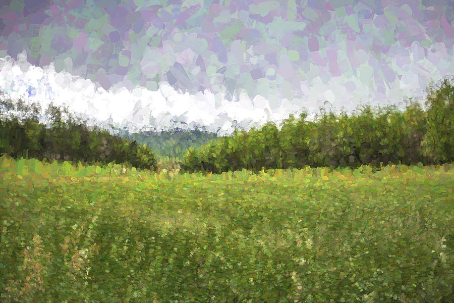 Mountain Digital Art - Stuck in the Field II #2 by Jon Glaser