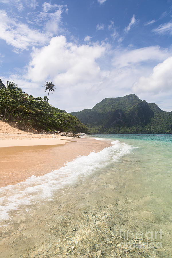 Stunning beach in El Nido in the Philippines #1 Photograph by Didier Marti