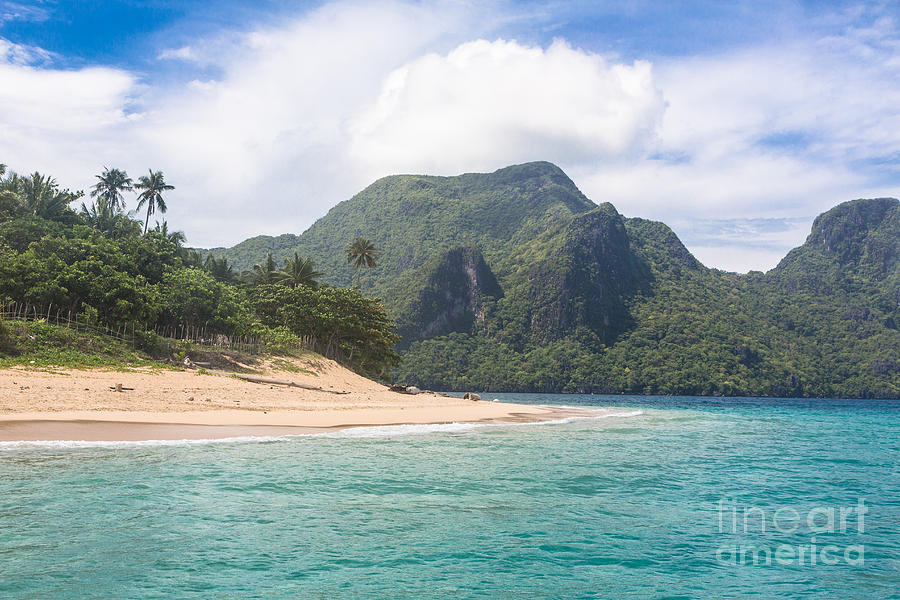 Stunning beach in El Nido, Philippines #1 Photograph by Didier Marti