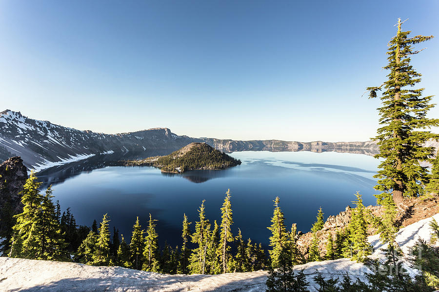 Stunning Crater Lake in Oregon #1 Photograph by Didier Marti