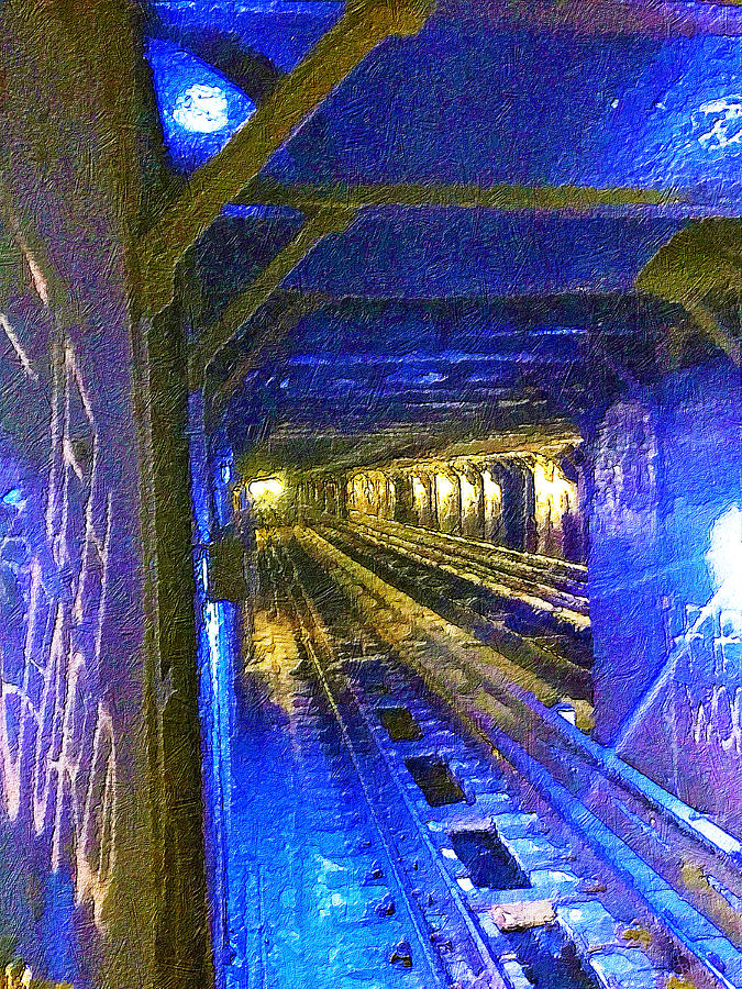 Subway #1 Painting by Tony Rubino