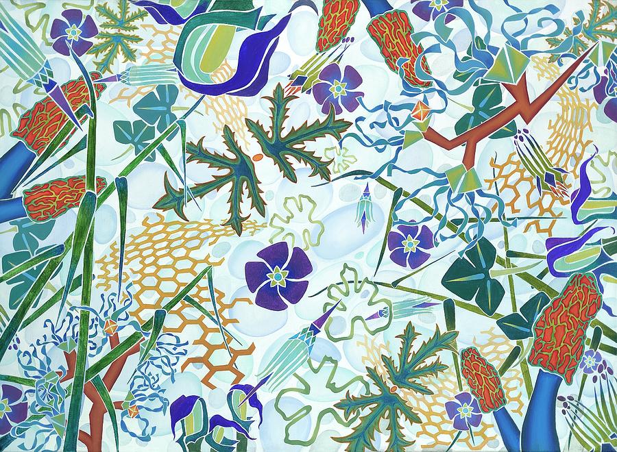 Botanical Artist Painting - Sugar Hollow 1 #1 by Nancy Jane Dodge