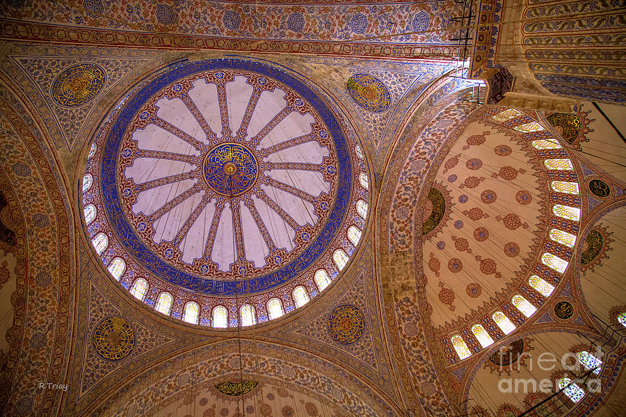Sultan Ahmed Mosque Interior Blue Mosque #3 Photograph by Rene Triay FineArt Photos