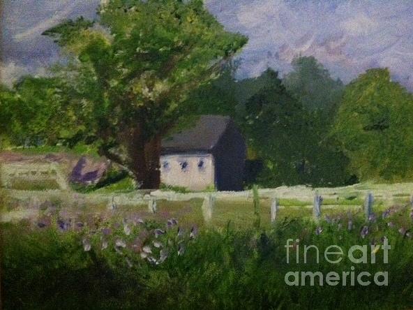 Summer At The Farm #1 Painting by Nancy Anton