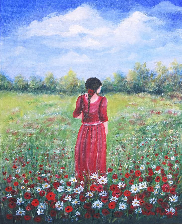 Summer day #2 Painting by Vesna Martinjak