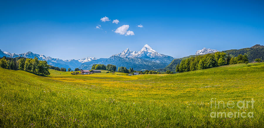 Summer in the Alps #1 Photograph by JR Photography