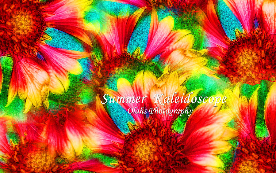 Summer Kaleidoscope Tote Bag Photograph by Ola Allen