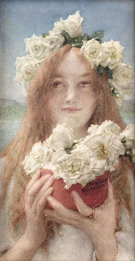 Summer Offering Painting by Lawrence Alma-Tadema