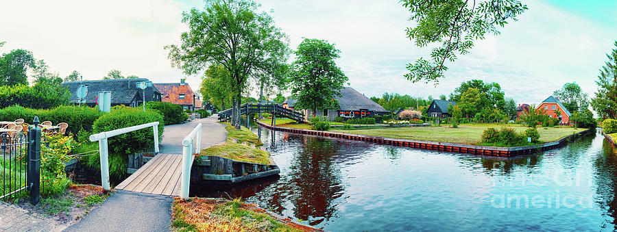 Summer Panorama Of  Dutch Village #1 Photograph by Ariadna De Raadt