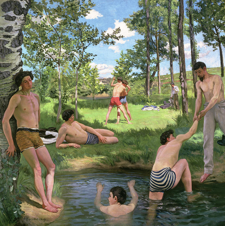 Summer Scene #3 Painting by Frederic Bazille
