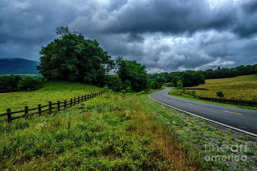 Summer Storm Highland Scenic Highway #1 Photograph by Thomas R Fletcher