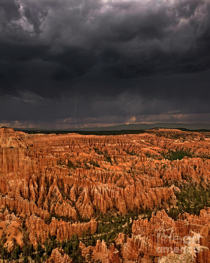 Summer Thunderstorm Bryce Canyon National Park Utah #1 Photograph by Dave Welling