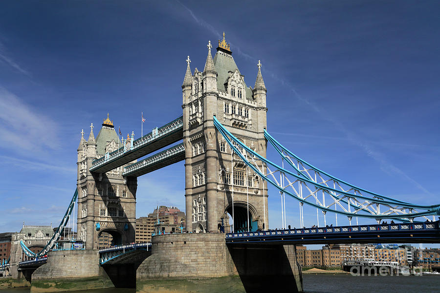 Summer, Tower Bridge, River Thames Photograph by Dave Porter - Fine Art ...