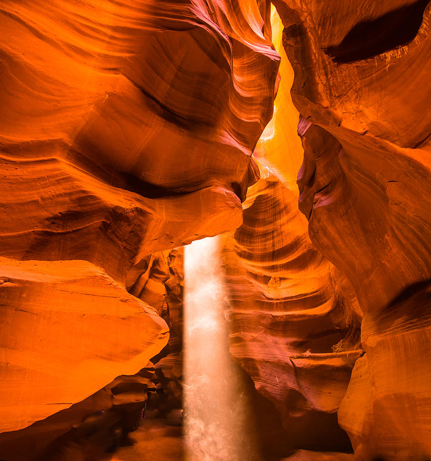 Sun Beam In Antelope Canyon #1 Photograph by Asif Islam
