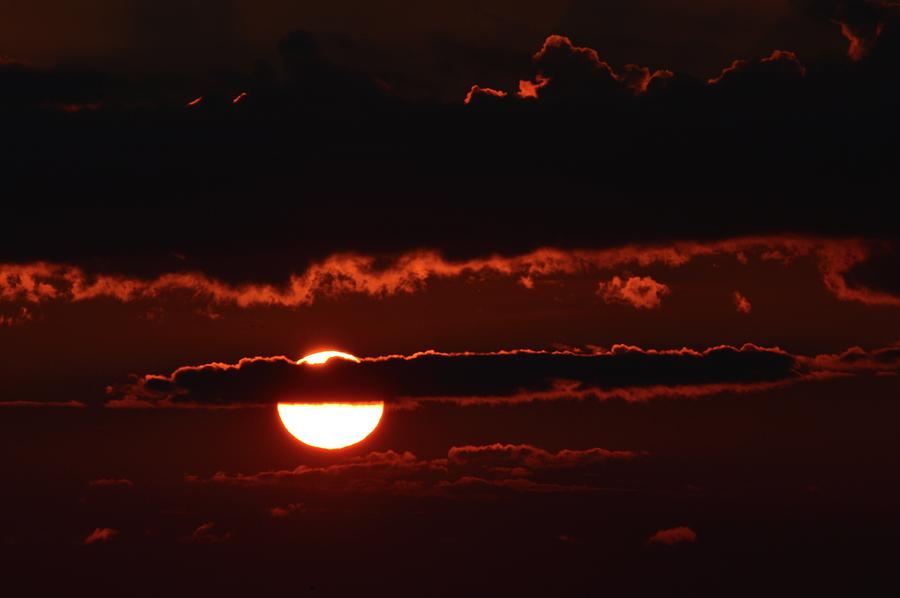 Sun Behind A Cloud  #1 Photograph by Lyle Crump