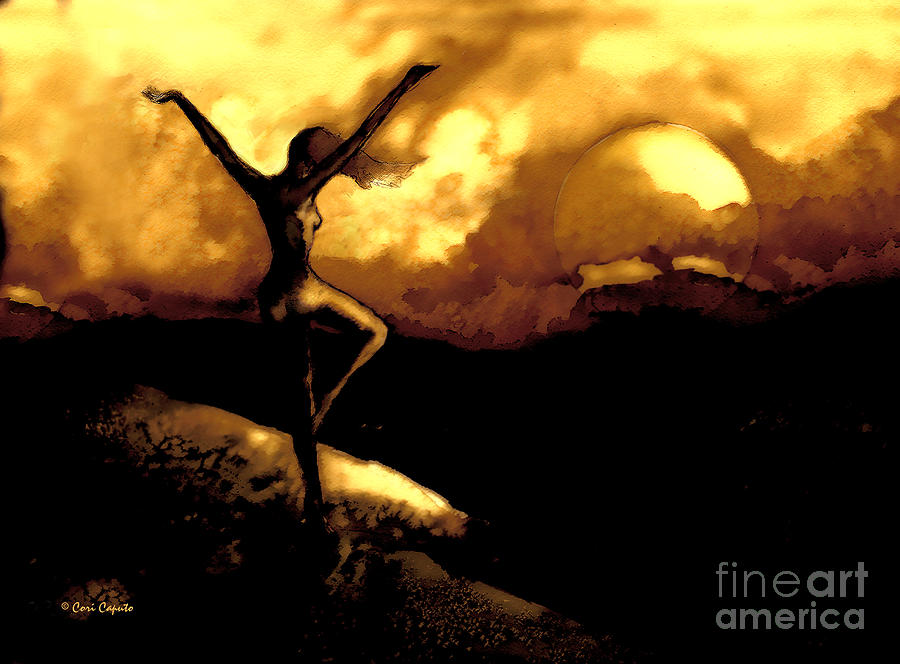 Sunset Digital Art - Sun Dancer #1 by Cori Caputo