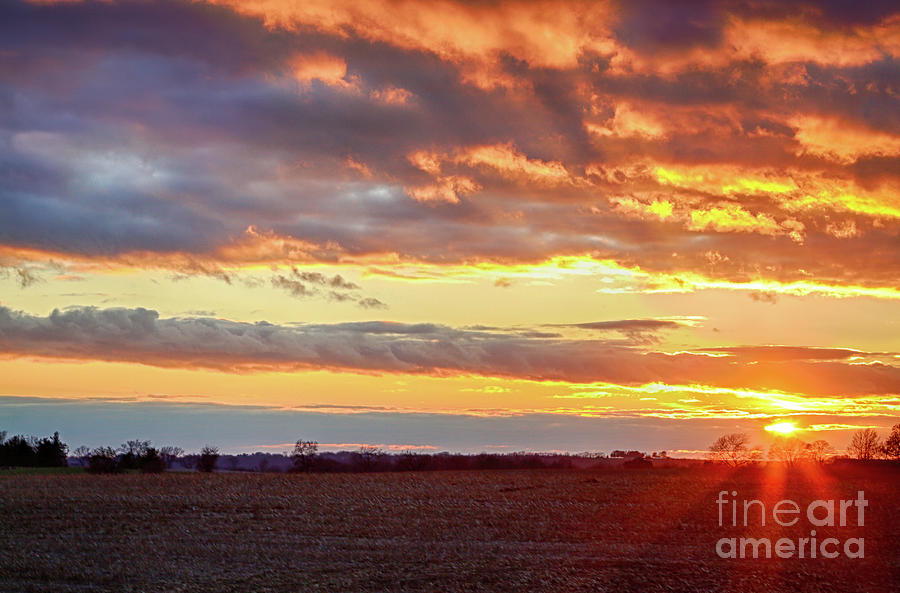 Sun Rays at Sunset Photograph by Terri Morris - Fine Art America