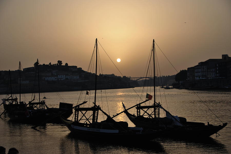 Sundown in Porto Photograph by Jacqueline M Lewis