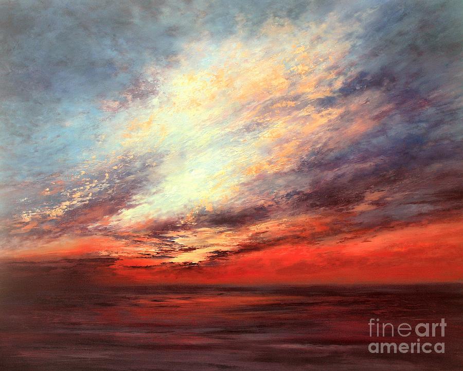 Seascape Painting - Always in my Heart by Valerie Travers