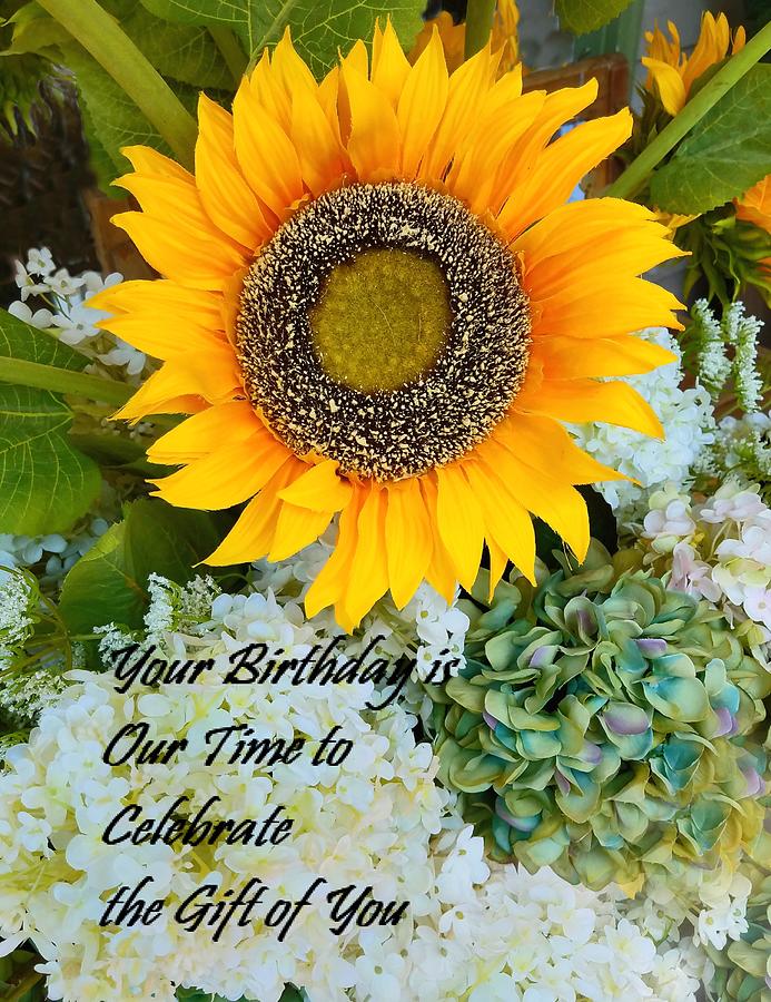 Celebrate the Gift of You Birthday Card Photograph by Sharon Williams Eng