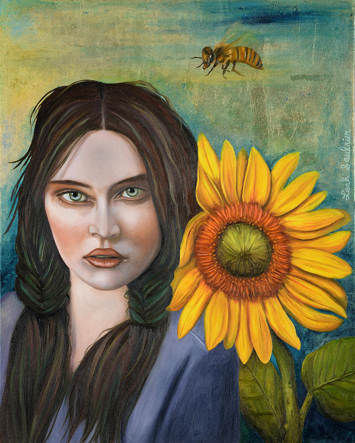 Sunflower #1 Painting by Leah Saulnier The Painting Maniac