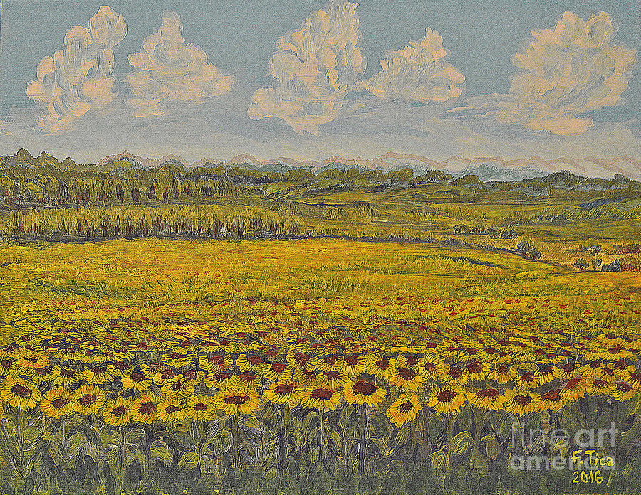 Sunny moments #1 Painting by Felicia Tica