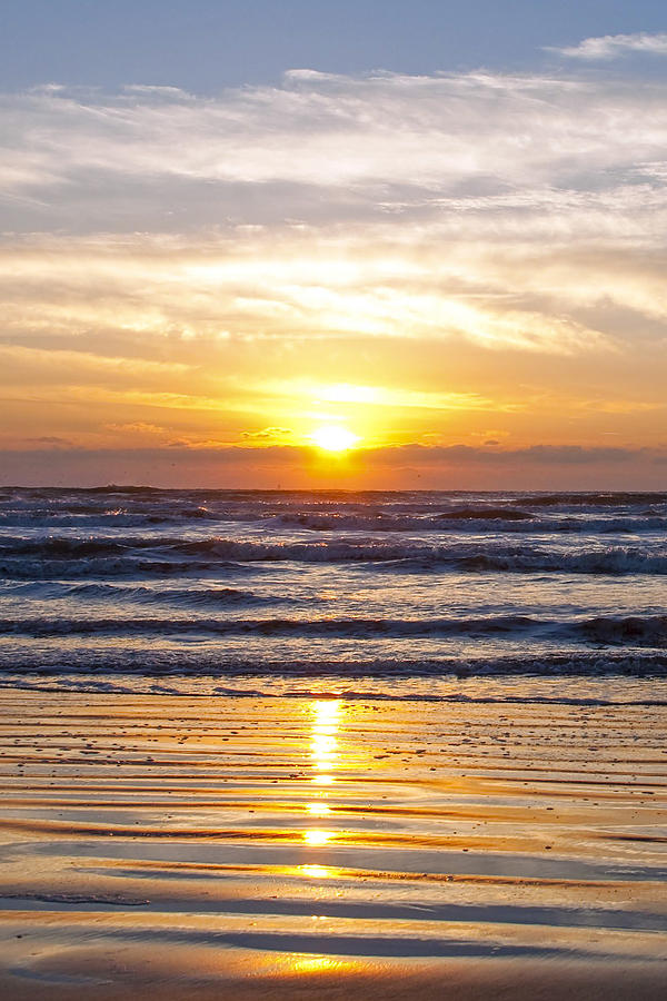 Sunrise at Beach #1 Photograph by Brian Kinney