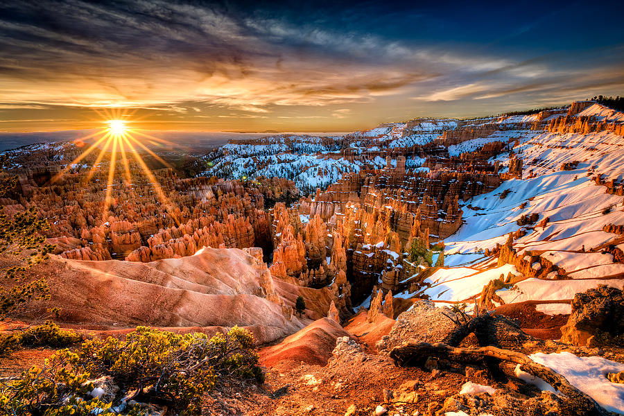 Sunrise at Bryce #1 Photograph by Michael Ash