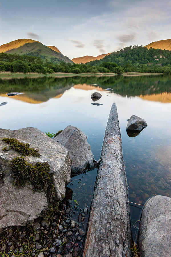 Landscape Photograph - Sunrise At Ullswater, Lake District, North West England by Anthony Lawlor Landscape Photograph - Sunrise At Ullswater, Lake District, North West England by Anthony Lawlor