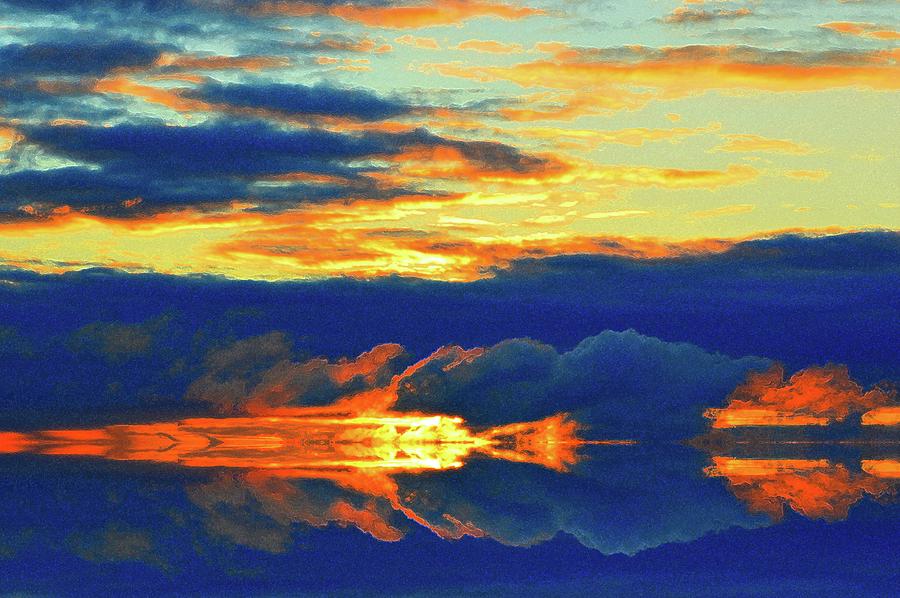 Sunrise Clouds Three  #1 Digital Art by Lyle Crump
