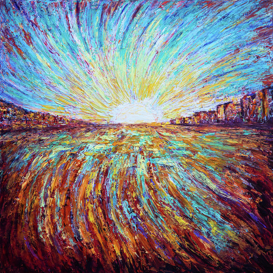 Sunrise #1 Painting by Lilia S