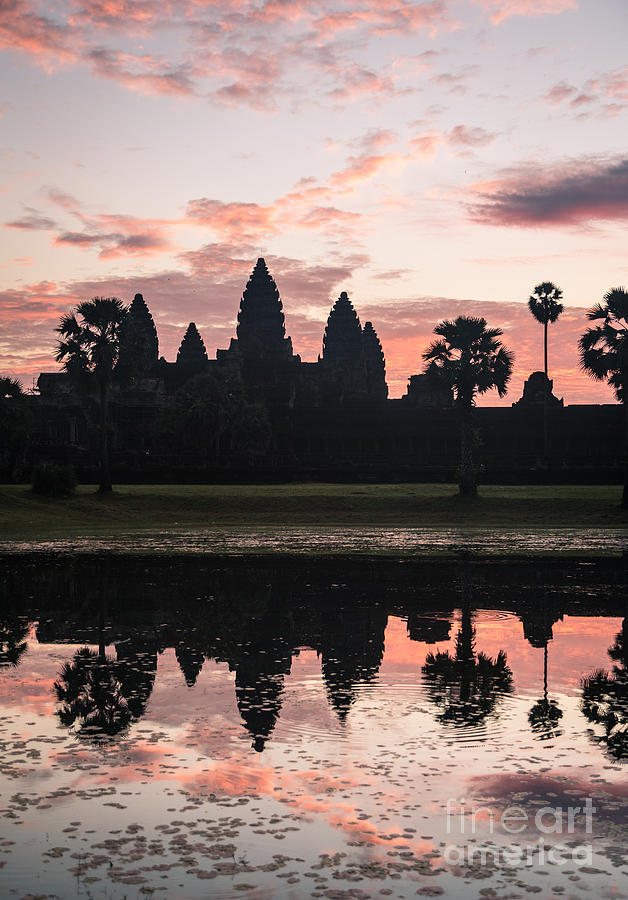 Sunrise over Angkor Wat #1 Photograph by Didier Marti